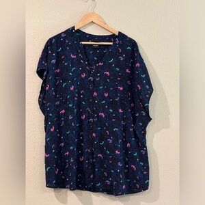 Torrid Disney Stitch short sleeve button up shirt size 3